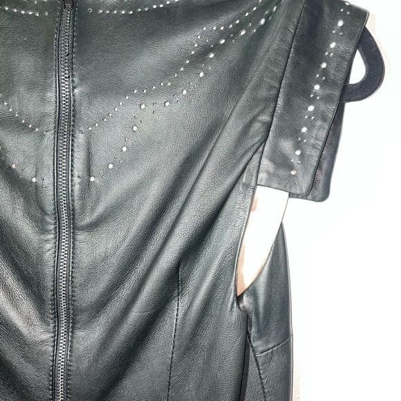 FRENCH CONNECTION Genuine Leather Dress 0 - Picture 10 of 11